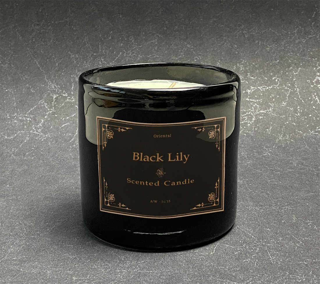 GD candle black lily can LT